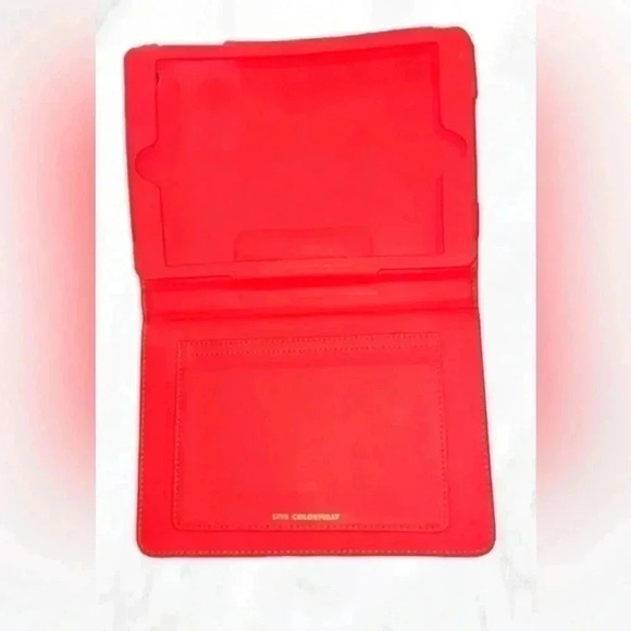 Kate Spade stylish geometric protect pebbled trend colorful ipad mini folio case - Picture 2 of 2